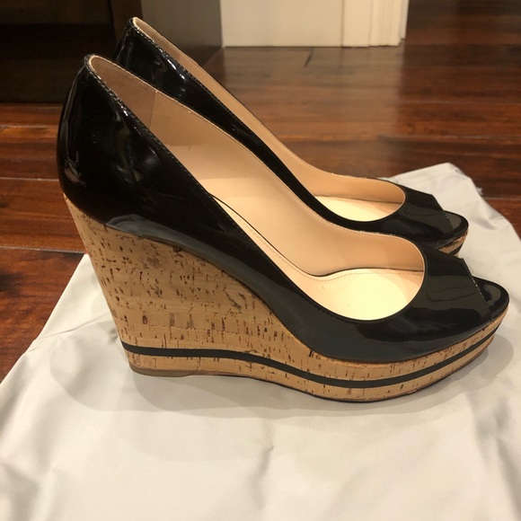 Prada patent cork wedge - Picture 3 of 4